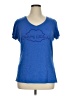 District Made Blue Short Sleeve Top Size XL - photo 1