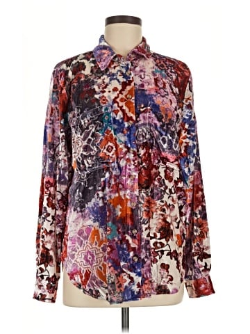 Pilcro Long Sleeve Button-Down Shirt (view 1)
