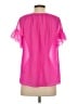 Milly Pink Short Sleeve Blouse Size XS - photo 2