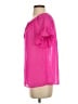 Milly Pink Short Sleeve Blouse Size XS - photo 5