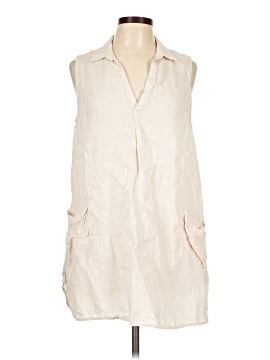Sigrid Olsen Sleeveless Button Down Shirt