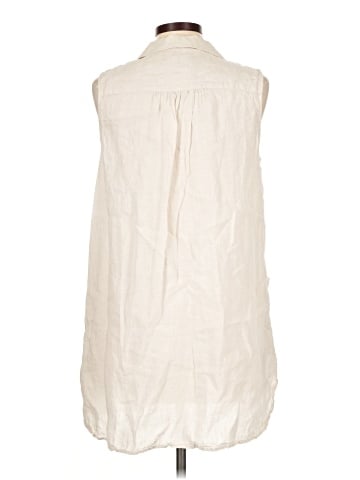 Sigrid Olsen Sleeveless Button-Down Shirt (view 2)