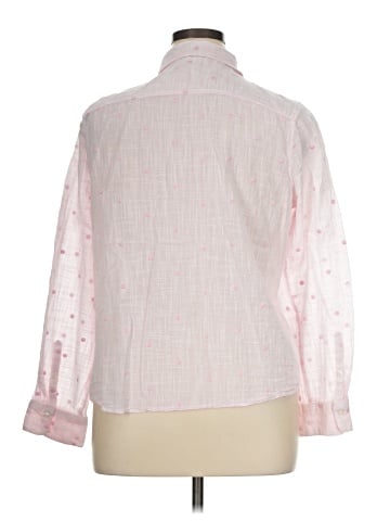 Crown & Ivy 3/4 Sleeve Button-Down Shirt (view 2)