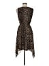 Siren Lily 100% Polyester Animal Print Brown Cocktail Dress Size M - photo 2