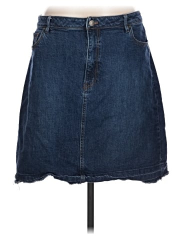 Ann Taylor Denim Skirt (view 1)