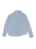 Crewcuts 100% Cotton Checkered-gingham Blue Long Sleeve Button-Down Shirt Size 10 - photo 1