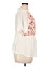 Hayden 100% Rayon Ivory Short Sleeve Blouse Size XL - photo 4