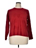 Cable & Gauge Hearts Red Pullover Sweater Size XL - photo 1