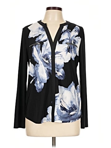 INC International Concepts Long Sleeve Blouse (view 1)