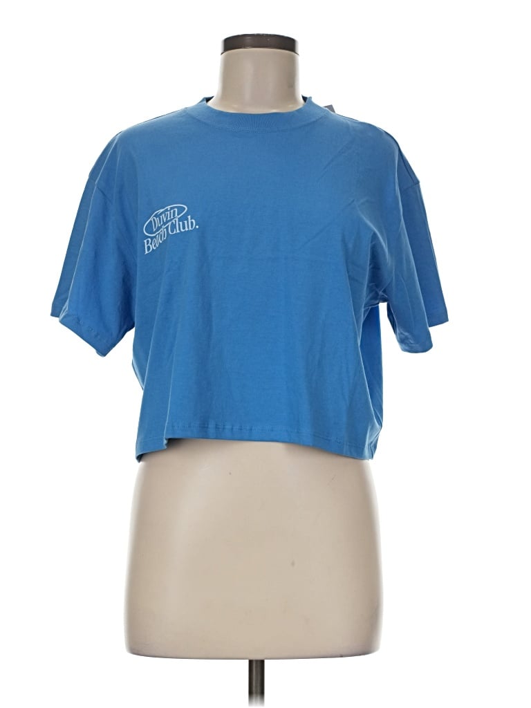 Pre-owned Assorted Brands Short Sleeve T-shirt In Blue