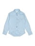Calvin Klein Solid Blue Long Sleeve Button-Down Shirt Size 8 - photo 1