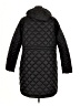 Athleta 100% Nylon Argyle Black Coat Size XL - photo 2