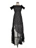 Blue Rain 100% Polyester Stars Black Casual Dress Size S - photo 1