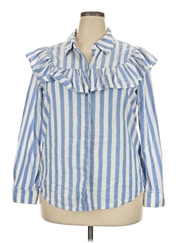 Clare V. Long Sleeve Blouse (view 1)