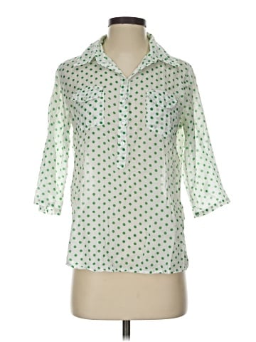 Eden & Olivia 3/4 Sleeve Button-Down Shirt (view 1)