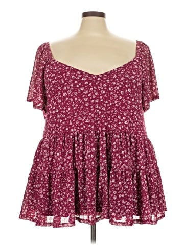 Torrid Short Sleeve Blouse (view 1)