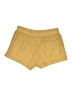 Flirtitude 100% Polyester Solid Gold Shorts Size L - photo 2