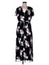 City Chic 100% Polyester Floral Black Casual Dress Size 16 Plus (S) - photo 1