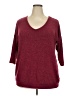 Torrid Burgundy Pullover Sweater Size 2X Plus (2) - photo 1