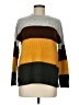 Staccato Color Block Yellow Pullover Sweater Size M - photo 1