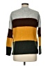 Staccato Color Block Yellow Pullover Sweater Size M - photo 2