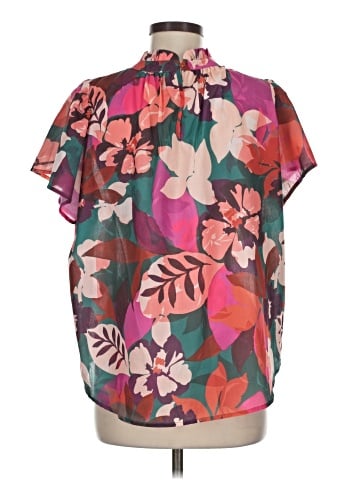 THML Short Sleeve Blouse (view 2)