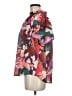 THML 100% Polyester Floral Pink Short Sleeve Blouse Size M - photo 5