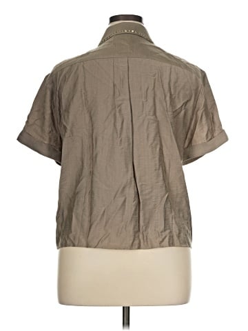 Karl Lagerfeld Paris Short Sleeve Blouse (view 2)