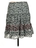 A.L.C. 100% Silk Paisley Teal Silk Skirt Size 6 - photo 2