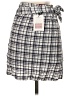 Sister Plaid Gray Casual Skirt Size S - photo 2