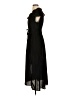 Angashion Solid Black Casual Dress Size S - photo 5
