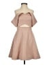 Keepsake Tan Cocktail Dress Size S - photo 1