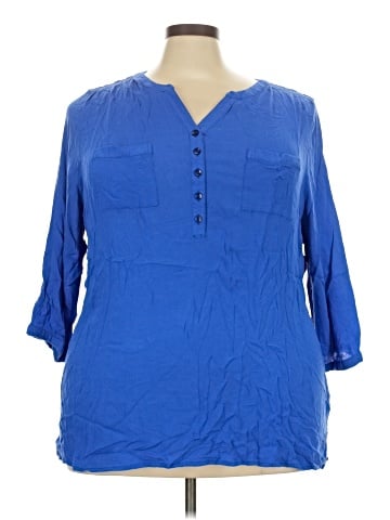 Cj Banks 3/4 Sleeve Blouse (view 1)