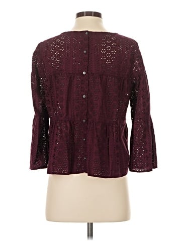 Madewell Eyelet Tiered Button-Back Top (view 2)