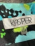 Kasper 100% Polyester Print Blue Blazer Size 16 - photo 6