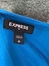 Express Outlet 100% Polyester Blue Short Sleeve Blouse Size S - photo 7