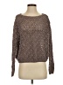 Jessica Simpson 100% Polyester Tweed Brown Pullover Sweater Size S - photo 1