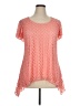 DressBarn 100% Polyester Pink Short Sleeve Blouse Size XL - photo 1