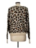 Knox Rose Animal Print Tan Pullover Sweater Size L - photo 2
