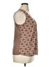 NY&C 100% Polyester Brown Sleeveless Blouse Size XL - photo 4