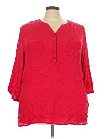 Cj Banks 3/4 Sleeve Blouse (view 1)