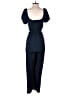 Blue Rain Solid Blue Jumpsuit Size L - photo 2