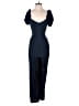 Blue Rain Solid Blue Jumpsuit Size L - photo 1