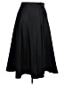 JS Collections Solid Black Formal Skirt Size 14 - photo 2