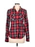 Superdry 100% Cotton Plaid Red Long Sleeve Button-Down Shirt Size M - photo 1