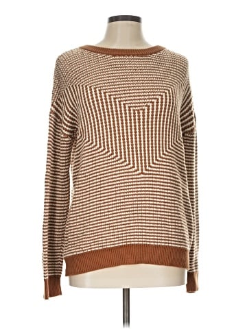 Hem & Thread Pullover Sweater (view 1)