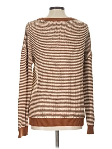 Hem & Thread Pullover Sweater (view 2)