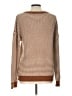 Hem & Thread Houndstooth Brown Pullover Sweater Size L - photo 2