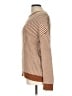 Hem & Thread Houndstooth Brown Pullover Sweater Size L - photo 5