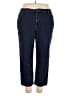 Unbranded Chevron-herringbone Blue Jeans Size 24W - photo 1